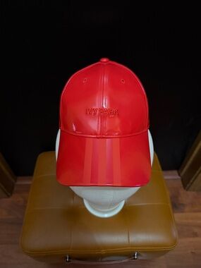 Adidas x IVY PARK Red Rouge baseball cap.